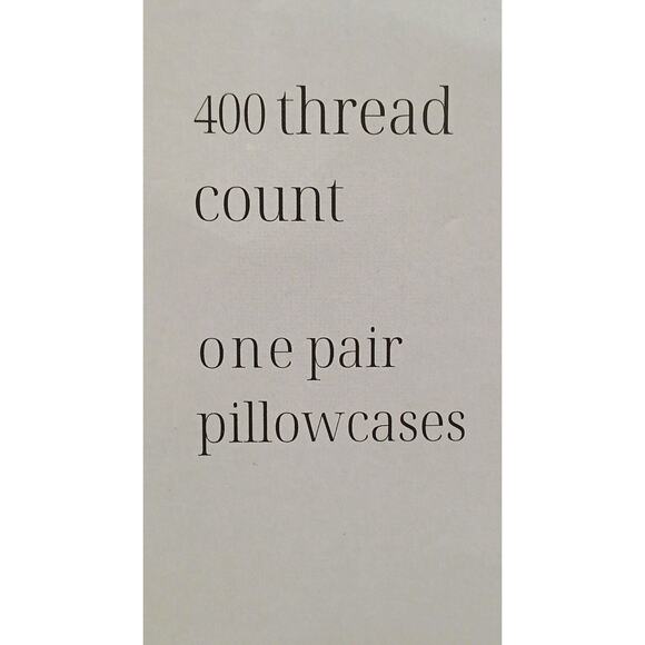 2 Hotel Hampton Collection 400 THREAD Standard Pillowcases Cotton Sateen Luxury - Picture 4 of 10